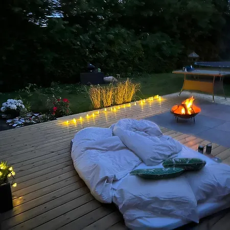 Hyggeligt Hus I Med Wellness Og Massage ハザスレウ